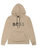 BOSS Soody Tape Logo Hoodie – Beige