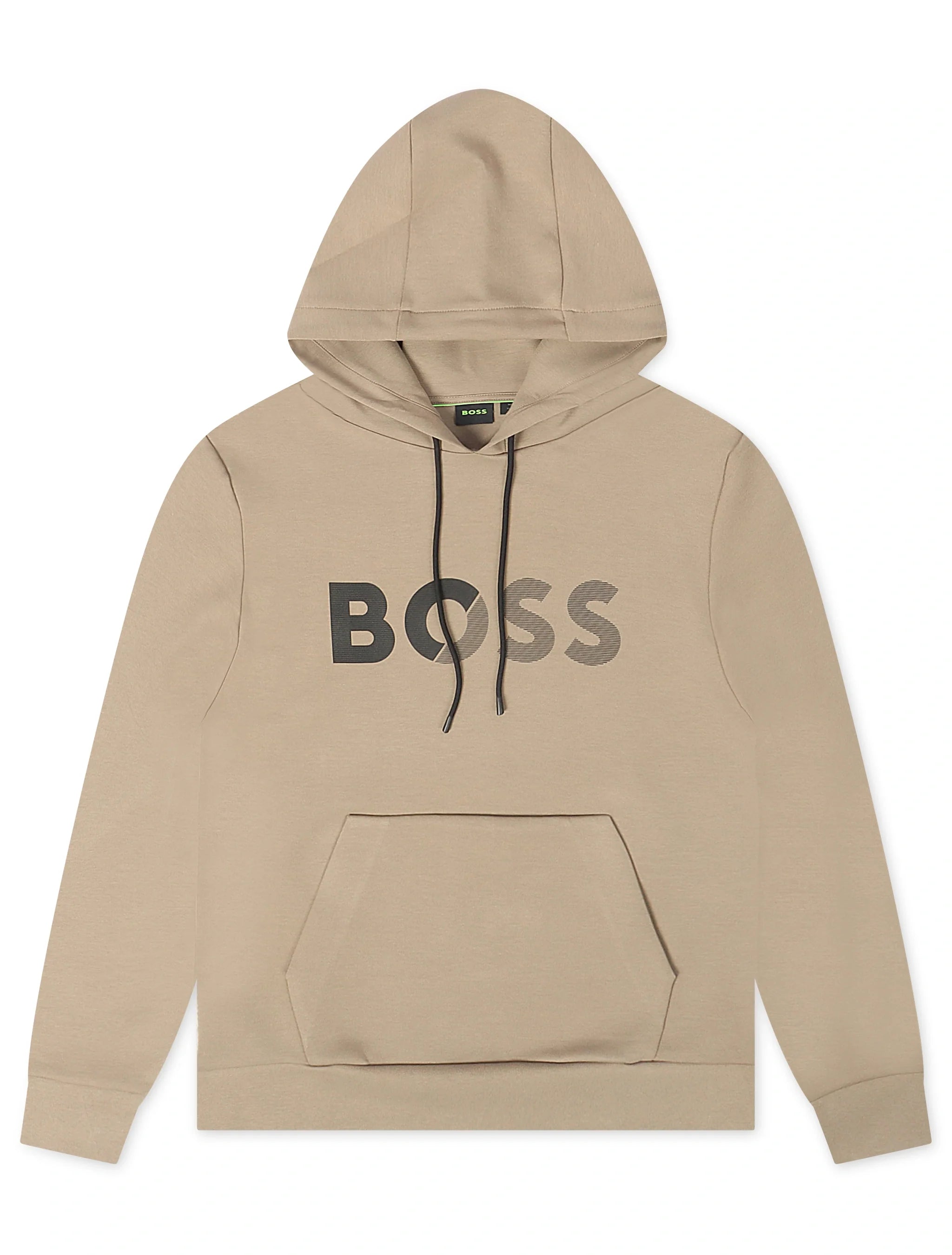 BOSS Soody Tape Logo Hoodie – Beige
