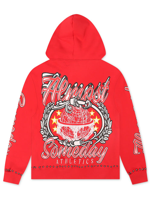 Almost Someday 'Also Athletics' Hoodie – Red