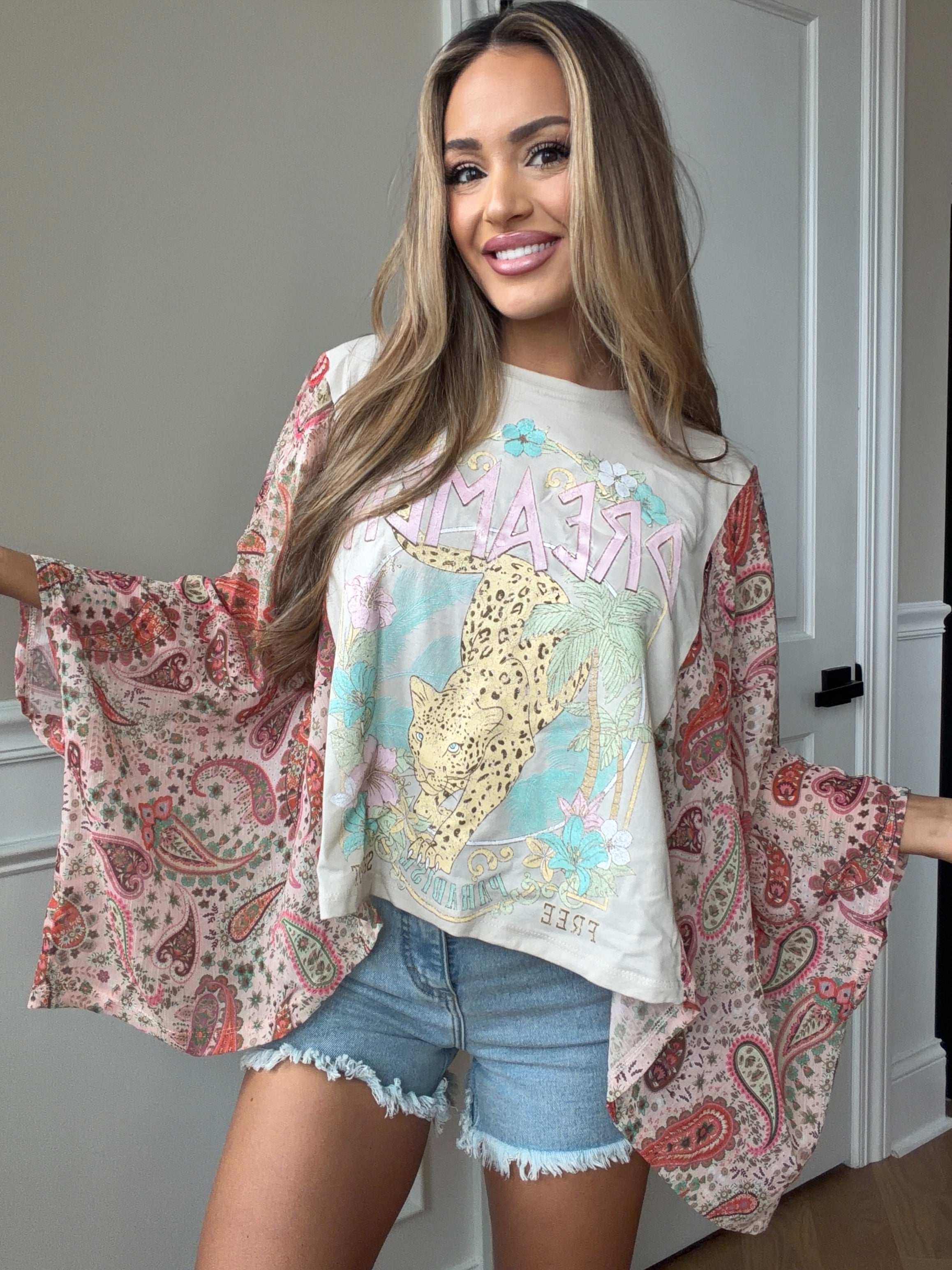 Wild Dreamer Kantha Styled Top