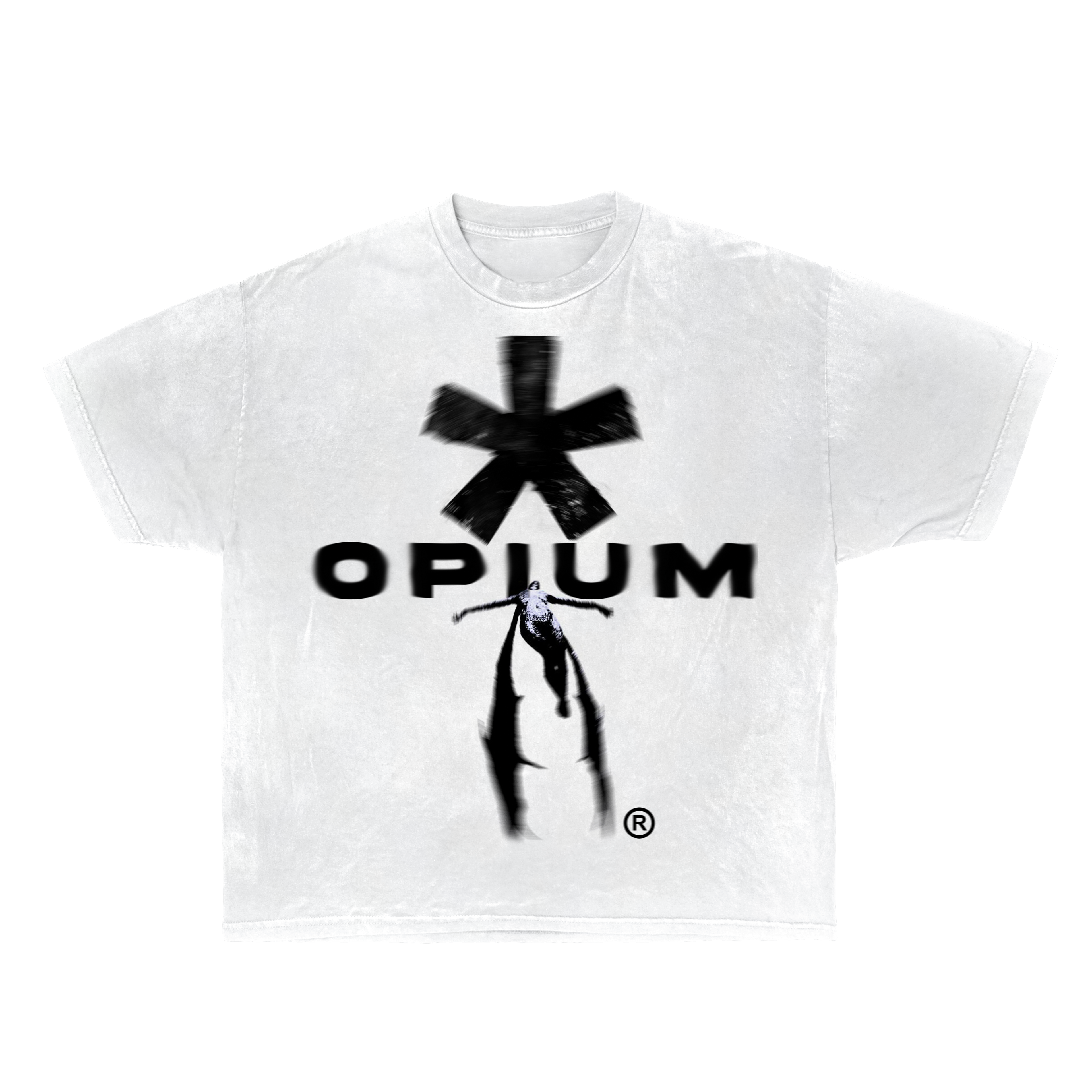 Opium Angel Streetwear Tee – Ultra Cotton, Boxy & Garment Dyed