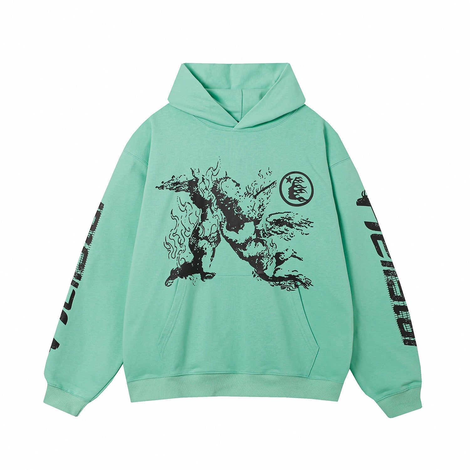 Unisex Oversized Streetwear Hoodie | Forest Green | S–XL