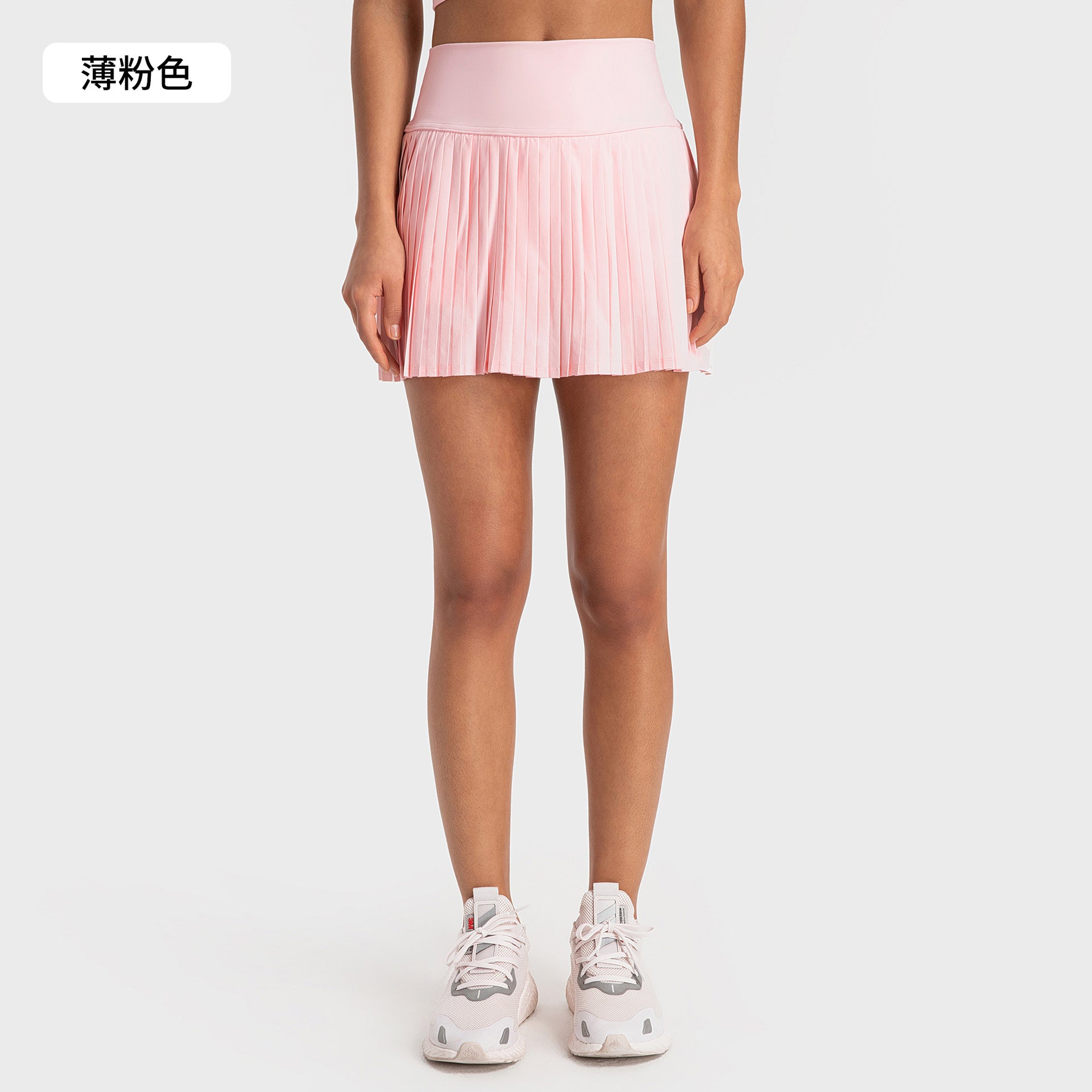 Women's High Waist Pleated Tennis Skirt with Pockets