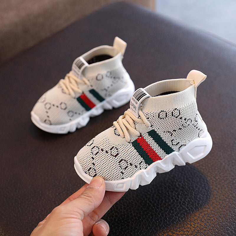 Kids' Korean-Style Knitted Slip-On Shoes | Boys & Girls