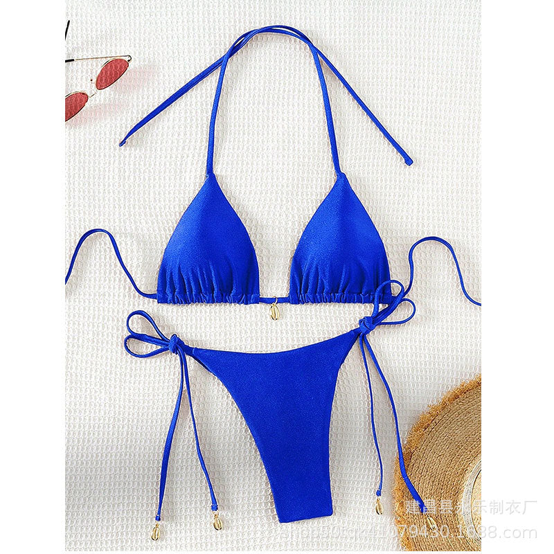 Women's Lace-Up Two-Piece Bikini | 10 Colors, Sizes S–XL