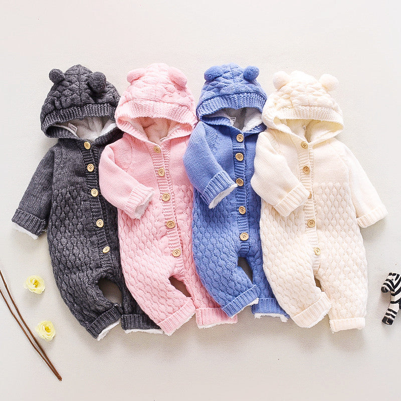 Baby Knitted Sweater Climbing Suit | Spring & Autumn | Boys & Girls
