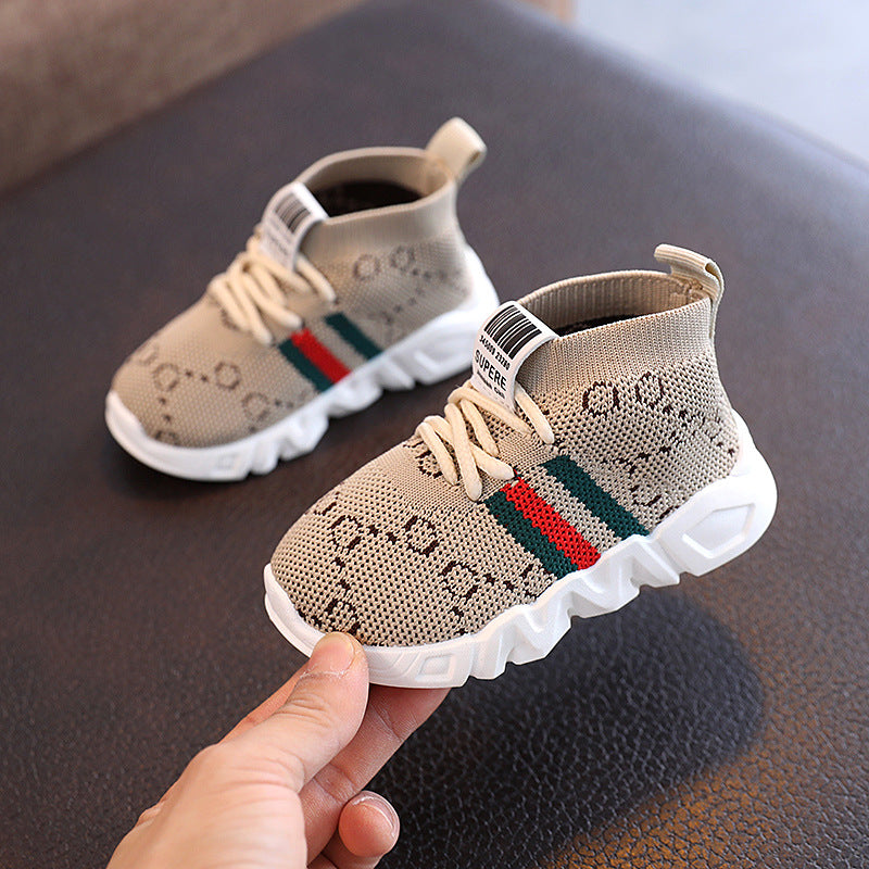 Kids' Korean-Style Knitted Slip-On Shoes | Boys & Girls
