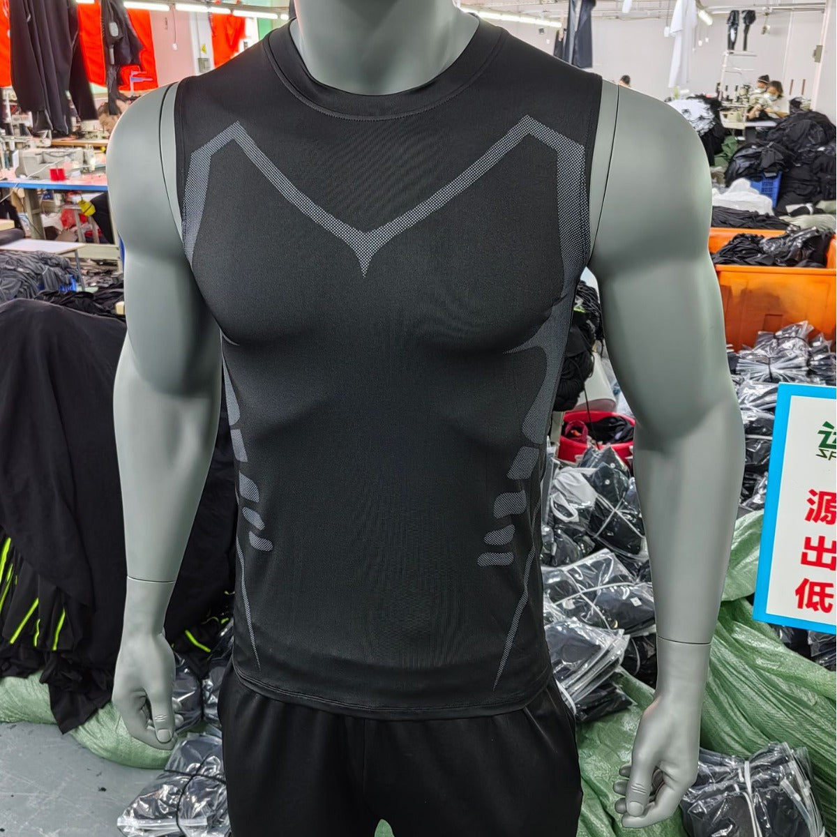 Men's Quick-Dry Slim-Fit Training Vest | Sleeveless Fitness Tank