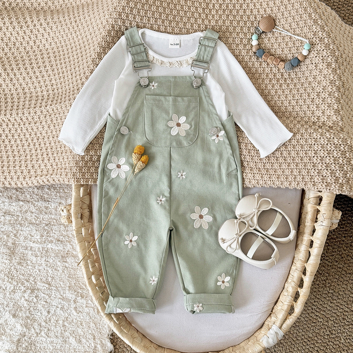 Baby Bunny Two-Piece Spring Outfit Matching Set
