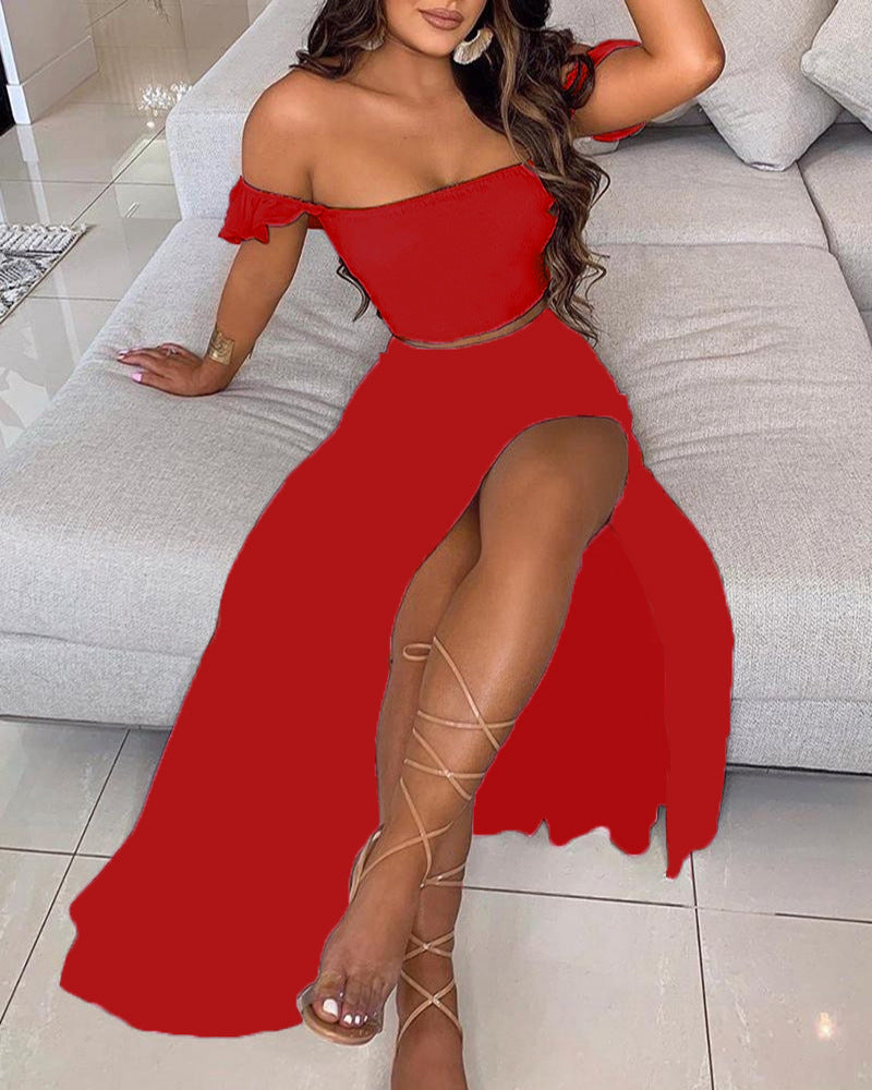 Women's Printed Strapless Midi Dress – 24 Prints, Sizes S–XXXL
