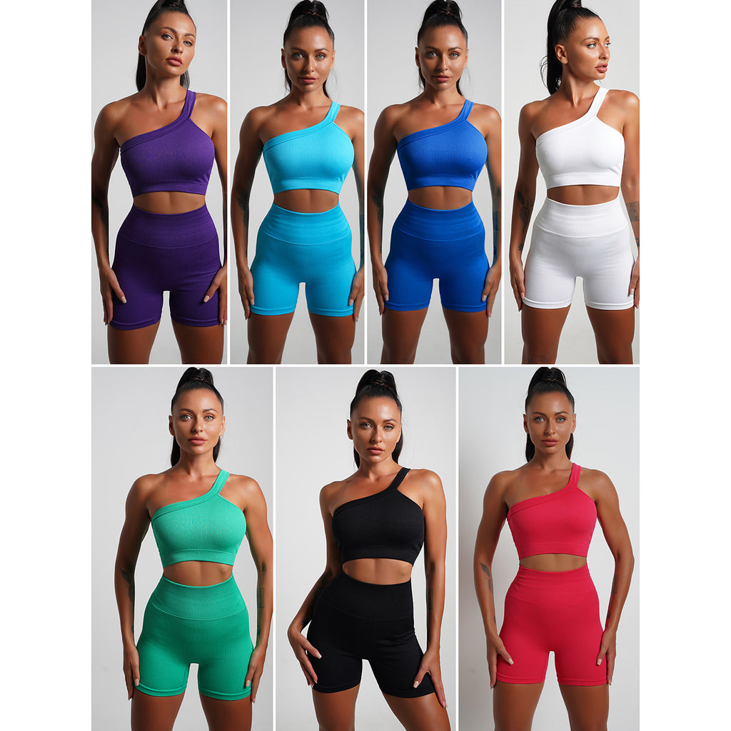 Women's High Waist Yoga Sports Shorts – Quick-Dry & Breathable | 7 Colors, Sizes S–L