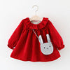 Girls' Long Sleeve Princess Dress & Skirt Set