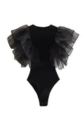 Women's Sexy Short Sleeve Bodycon Top | Slim Fit Body-Shaping Shirt