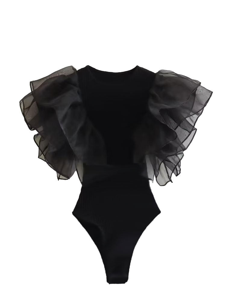 Women's Sexy Short Sleeve Bodycon Top | Slim Fit Body-Shaping Shirt