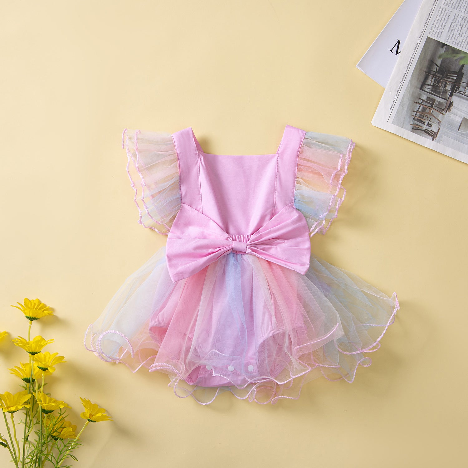 Baby Girl Cute Mesh Summer Dress
