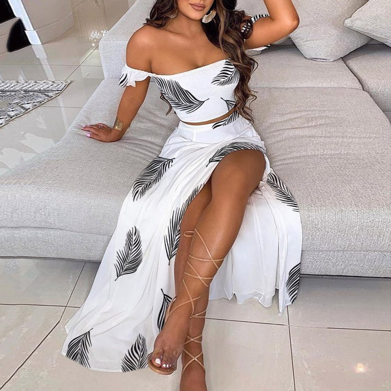 Women's Printed Strapless Midi Dress – 24 Prints, Sizes S–XXXL