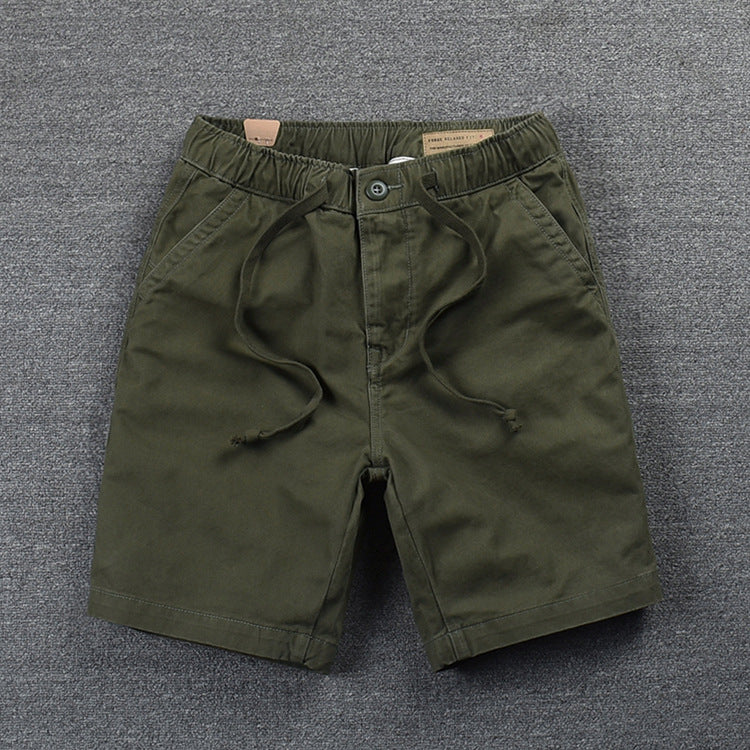 Men's Casual Cotton Loose Shorts | Washed Streetwear Running Shorts