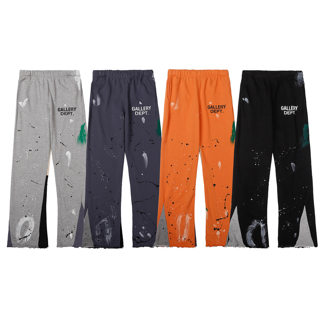 Unisex Splash Ink Graffiti Sweatpants | Bold Streetwear Casual Pants