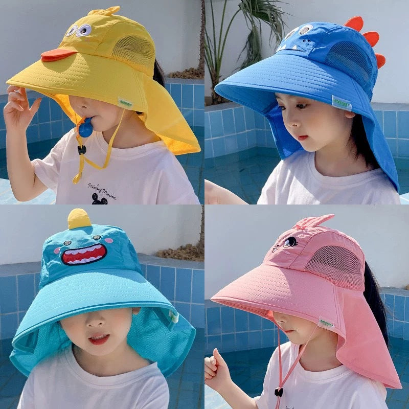 Kids' Anti-UV Wide Brim Sun Hat | Boys & Girls