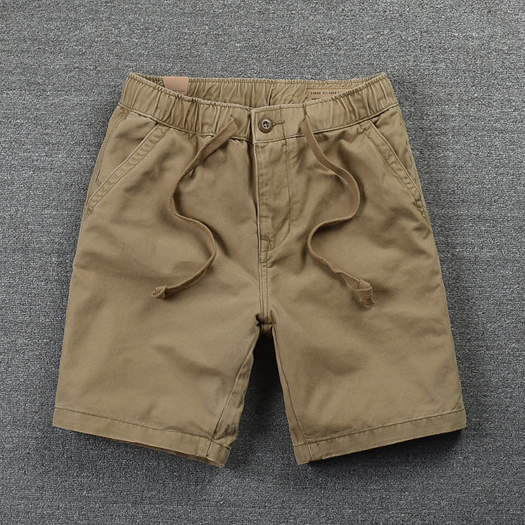 Men's Casual Cotton Loose Shorts | Washed Streetwear Running Shorts