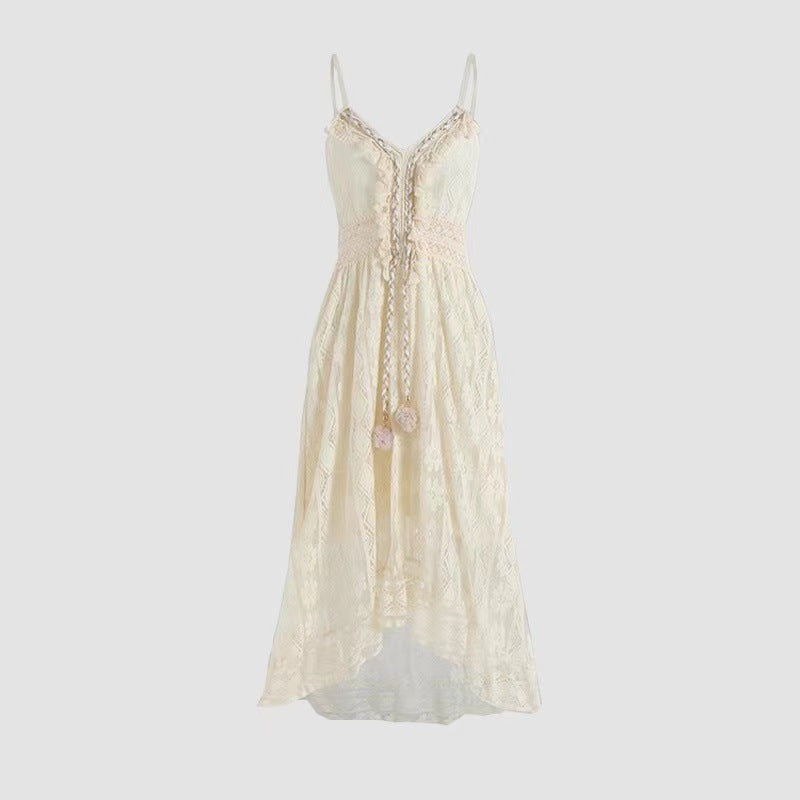 Women's Elegant Lace Sling Cami Dress
