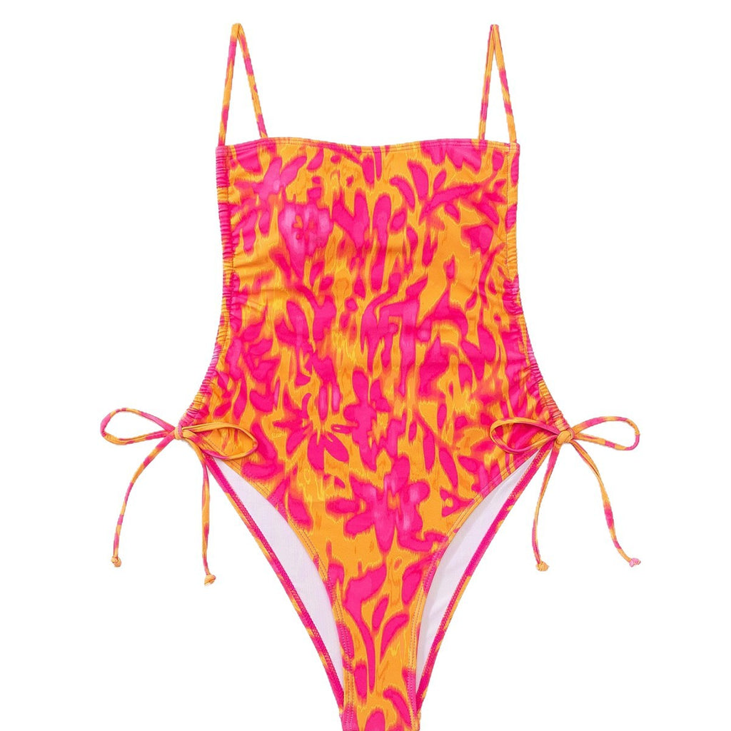 Women's Floral Print One-Piece Swimsuit
