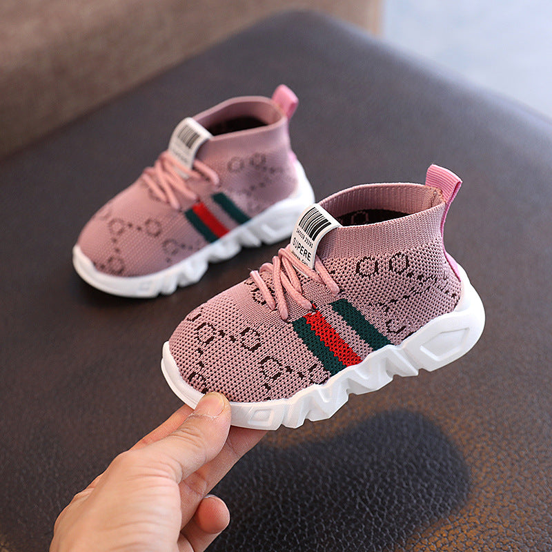 Kids' Korean-Style Knitted Slip-On Shoes | Boys & Girls