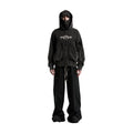 Men's High Street Loose Vintage Double Hood Hoodie | Oversized Streetwear Top