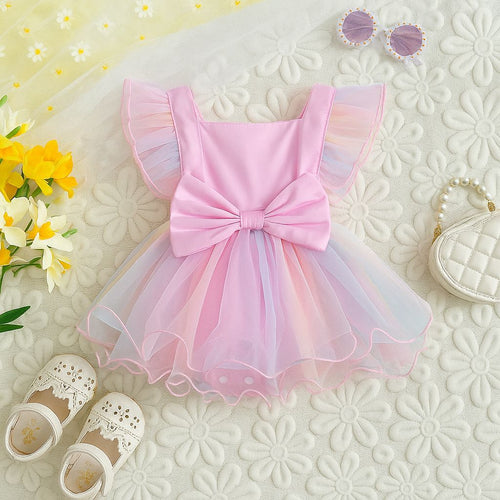 Baby Girl Cute Mesh Summer Dress