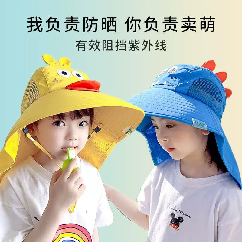 Kids' Anti-UV Wide Brim Sun Hat | Boys & Girls