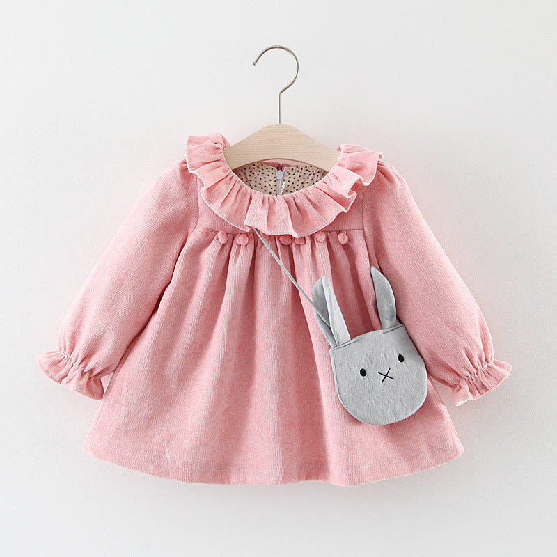 Girls' Long Sleeve Princess Dress & Skirt Set