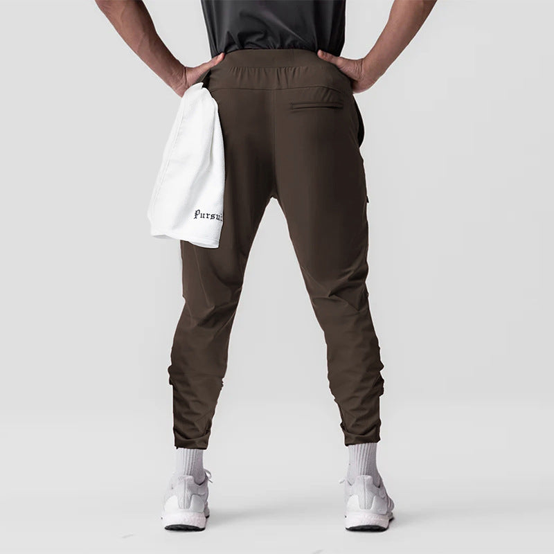 Men's Slim-Fit Quick-Dry Casual Pants | American Streetwear Style