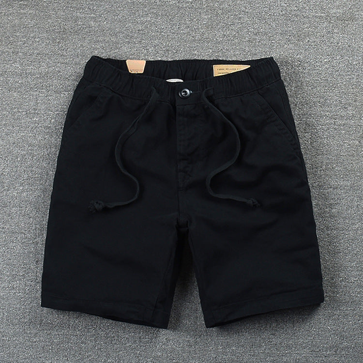 Men's Casual Cotton Loose Shorts | Washed Streetwear Running Shorts