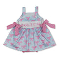 Baby Girls' Mama's Girl Bow Strap Summer Romper
