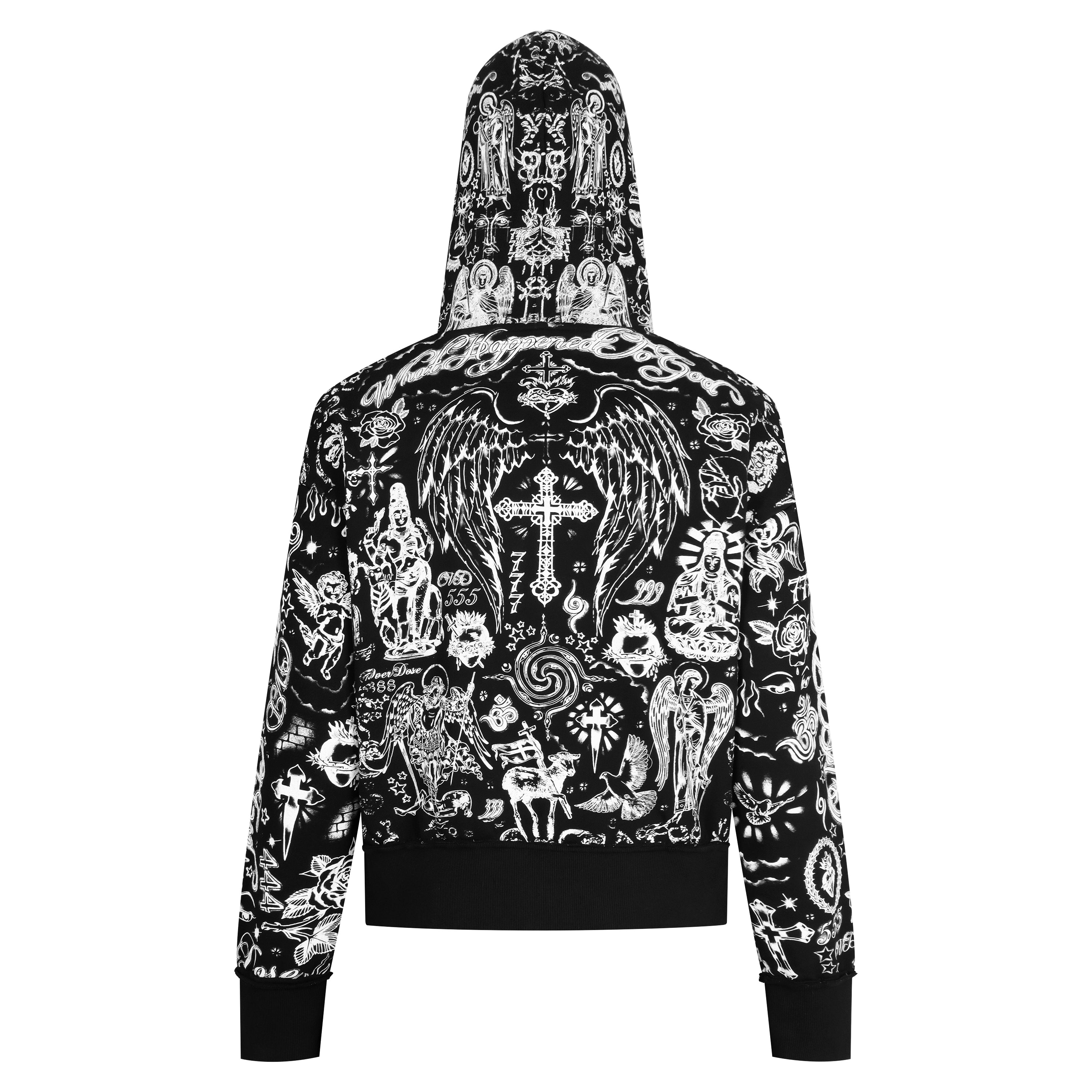 TATTOO Zip Up Hoodie - Midnight