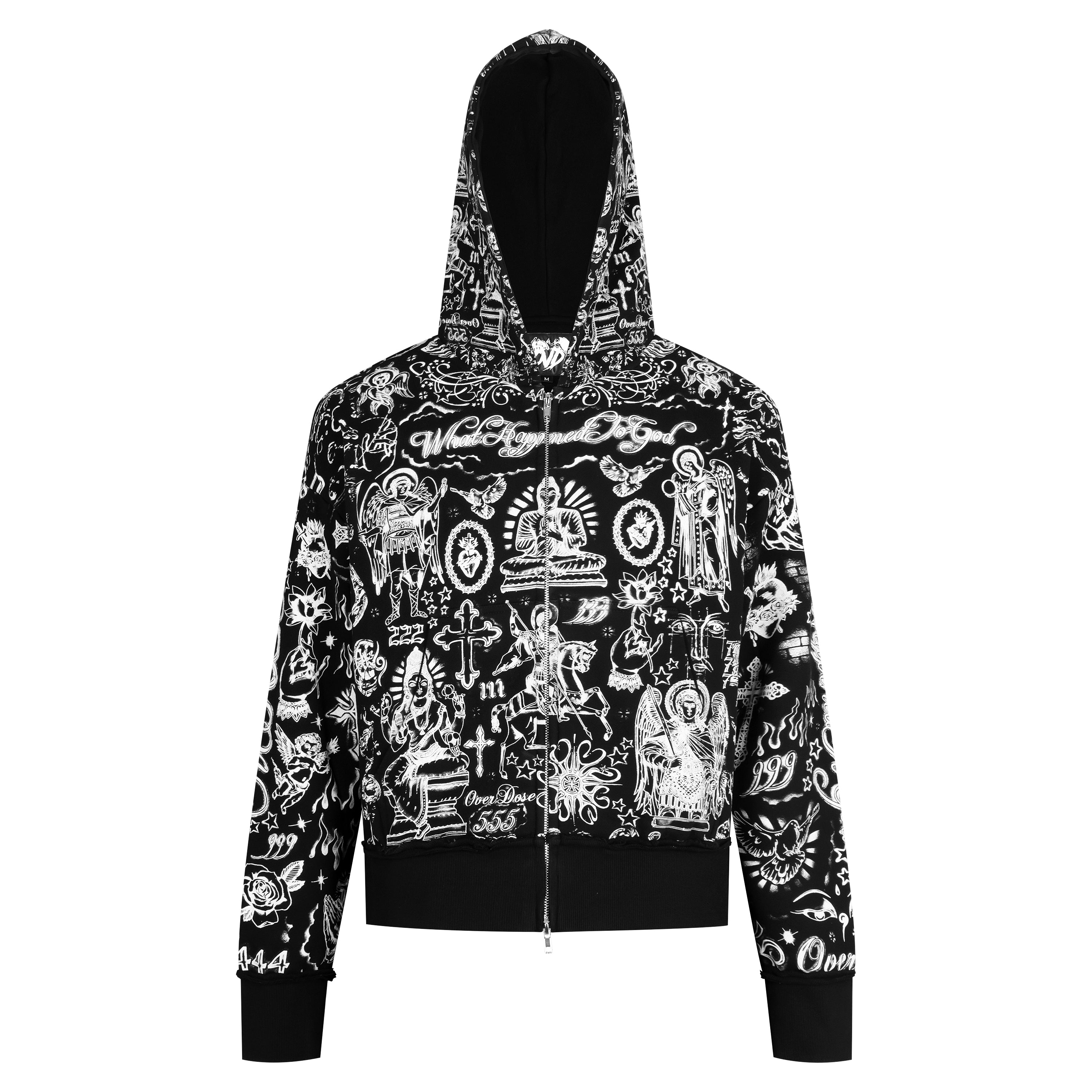 TATTOO Zip Up Hoodie - Midnight