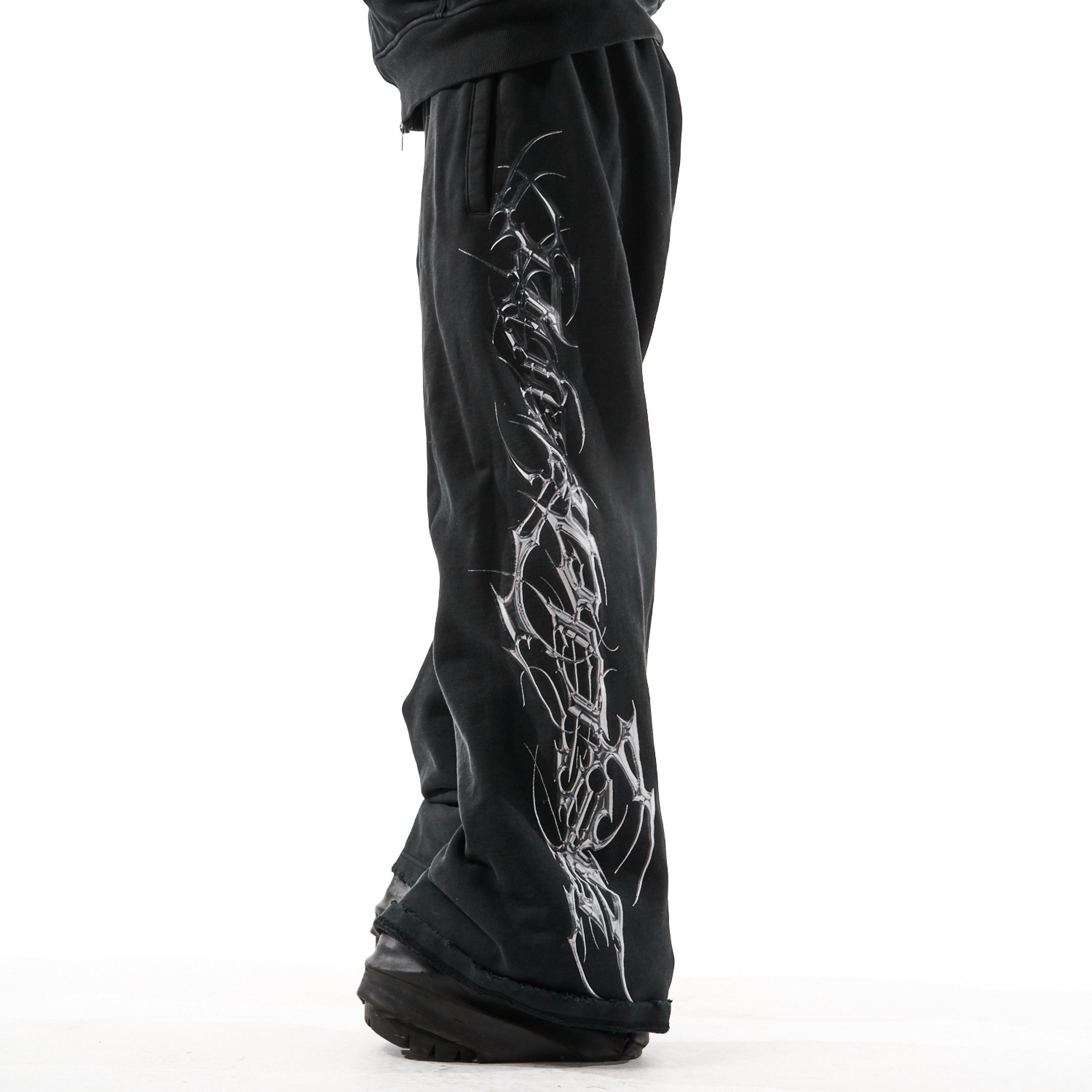 TRIBAMETAL Metallic Print Sweatpants