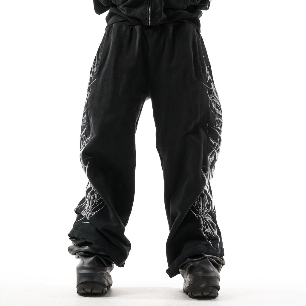 TRIBAMETAL Metallic Print Sweatpants