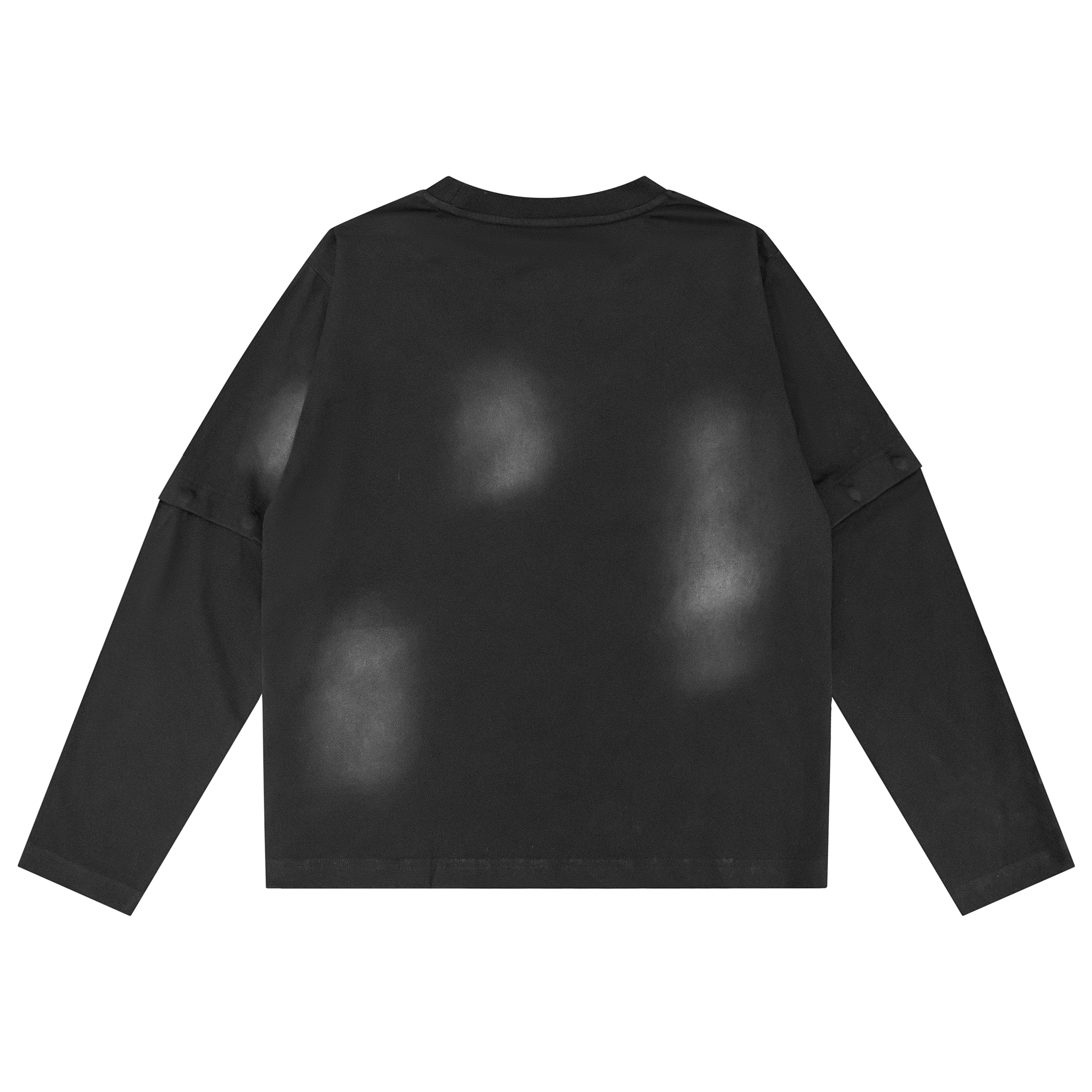 TRIBAMETAL Logo Transformer Long Sleeve - Onyx