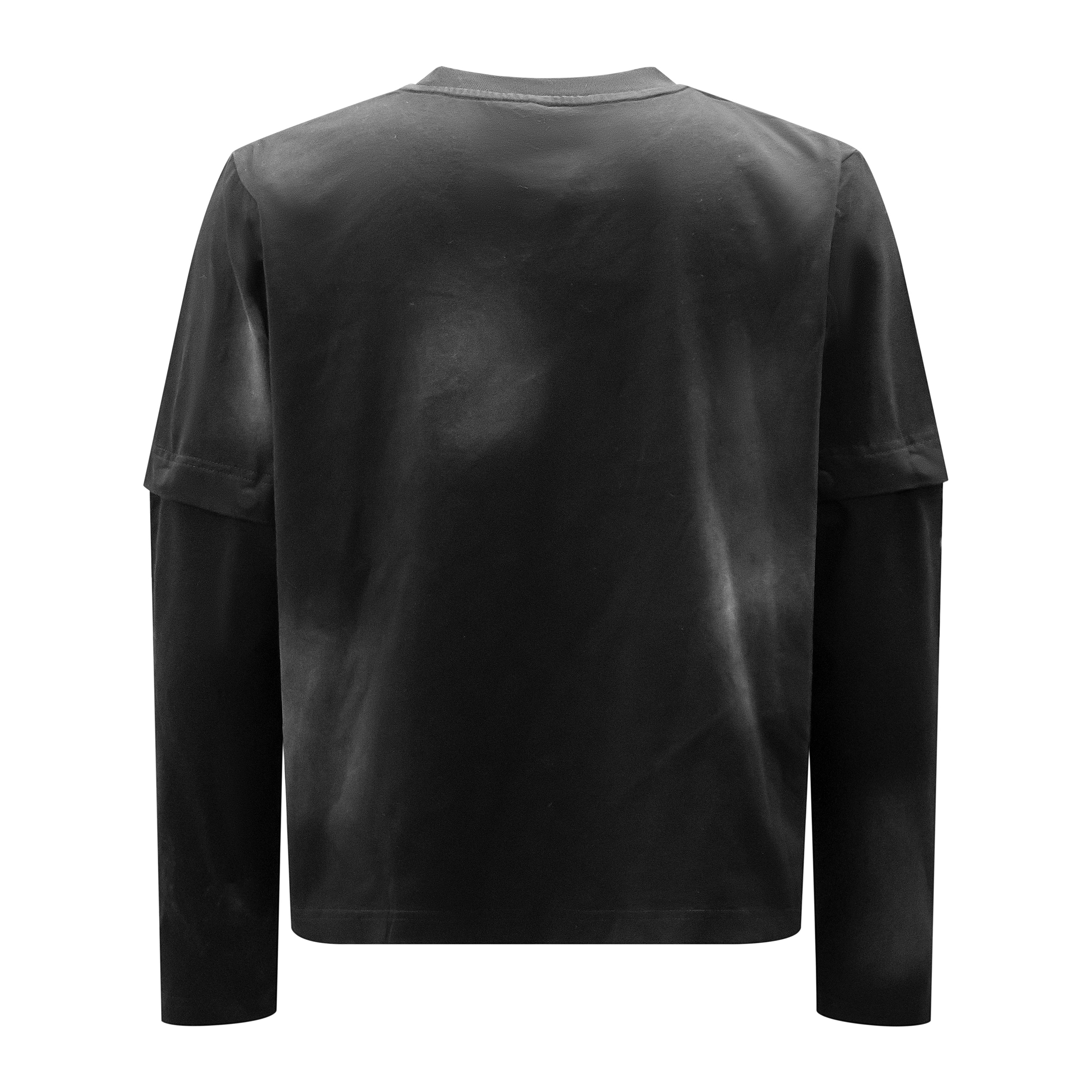 TRIBAMETAL Logo Transformer Long Sleeve - Onyx