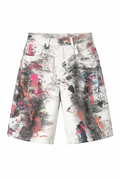 Extreme Painters Baggy Denim Shorts