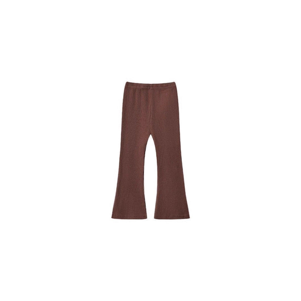 Girls' Solid Color Casual Leggings