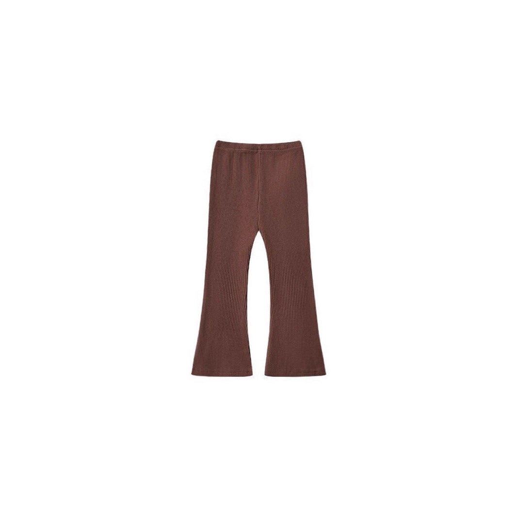 Girls' Solid Color Casual Leggings