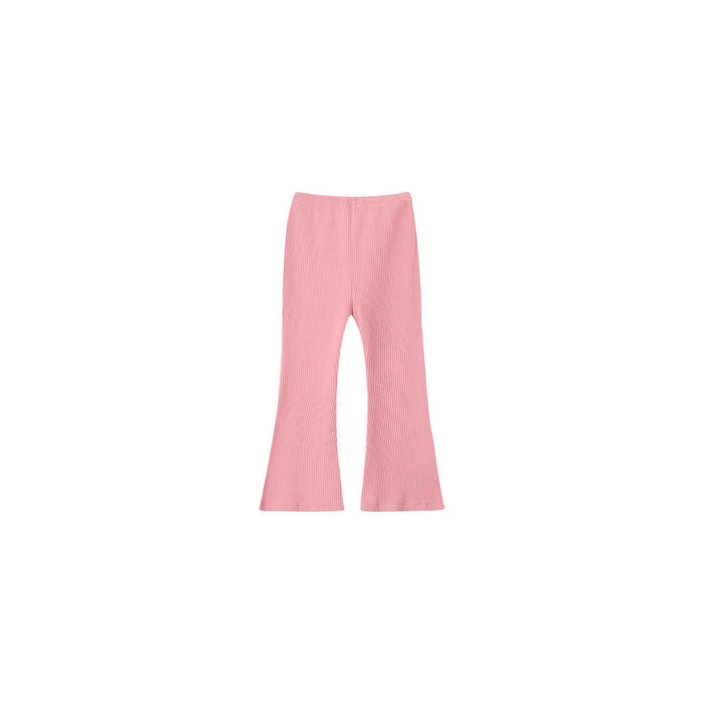 Girls' Solid Color Casual Leggings