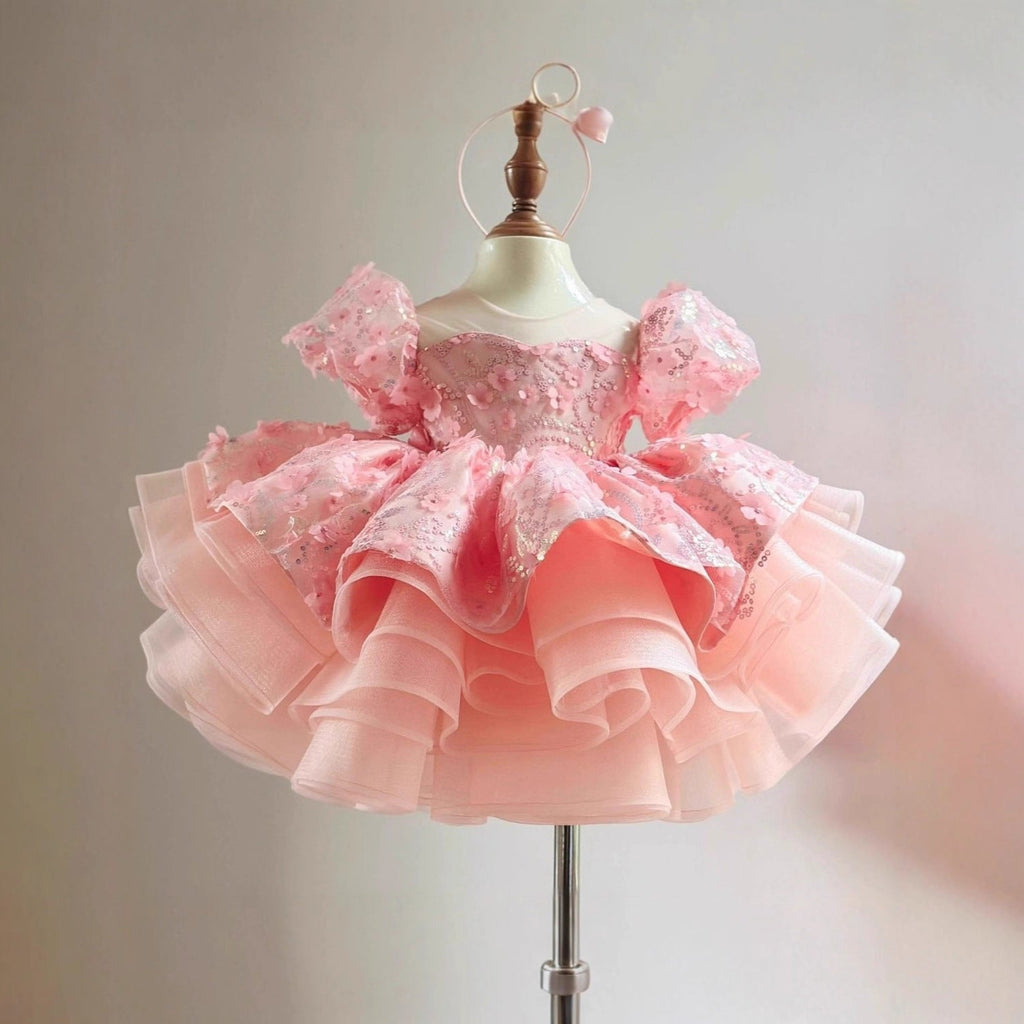 Girls' elegant birthday Princess Dress | Sizes 2T–14