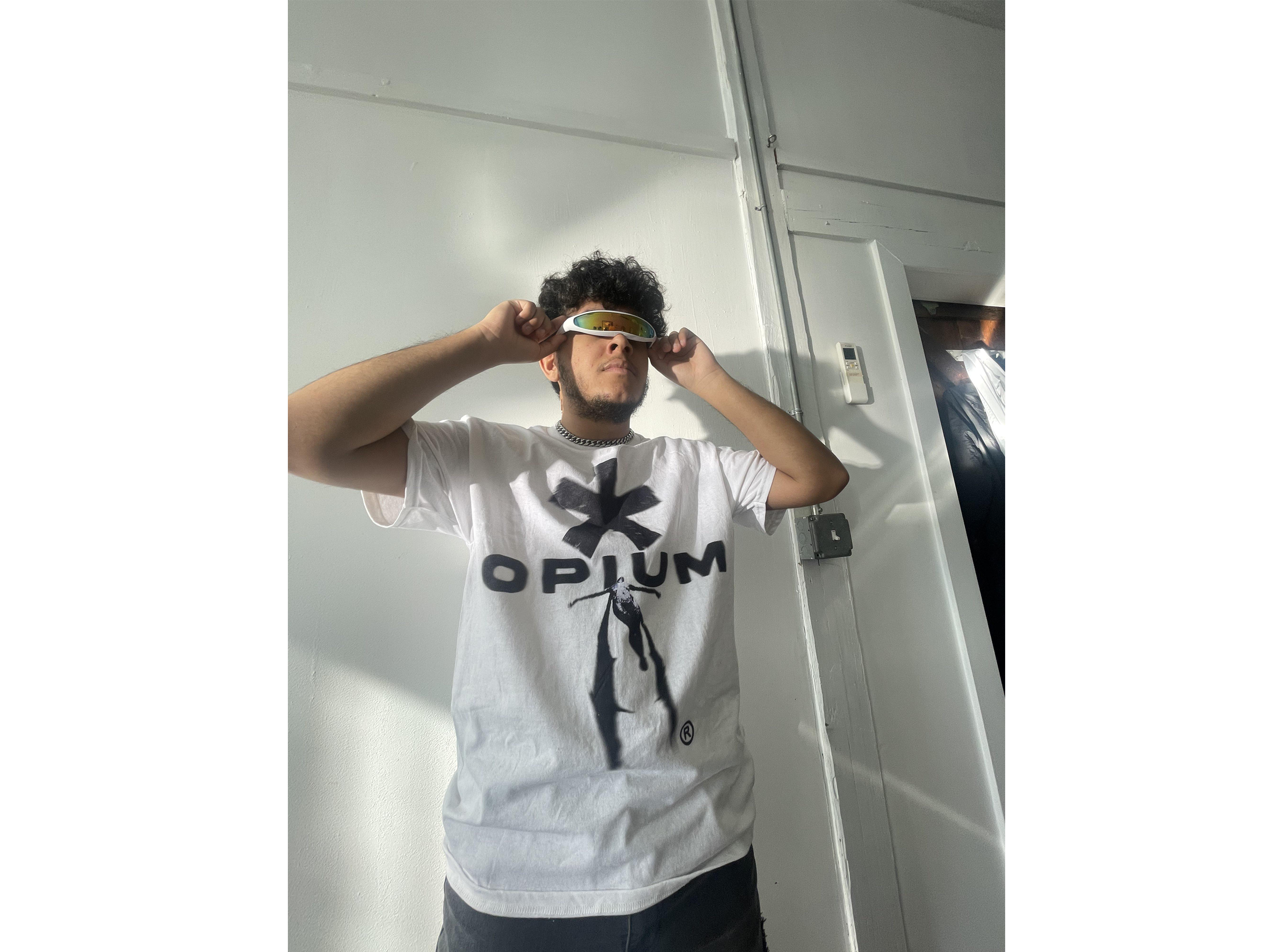 Opium Angel Streetwear Tee – Ultra Cotton, Boxy & Garment Dyed
